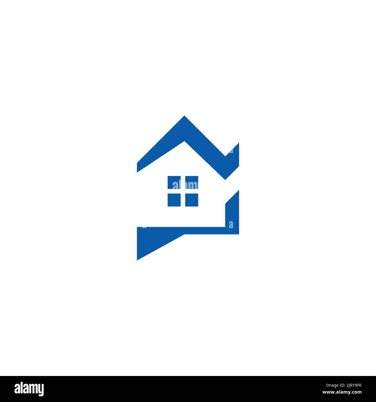 lettera p home talk simbolo vettore logo Illustrazione Vettoriale