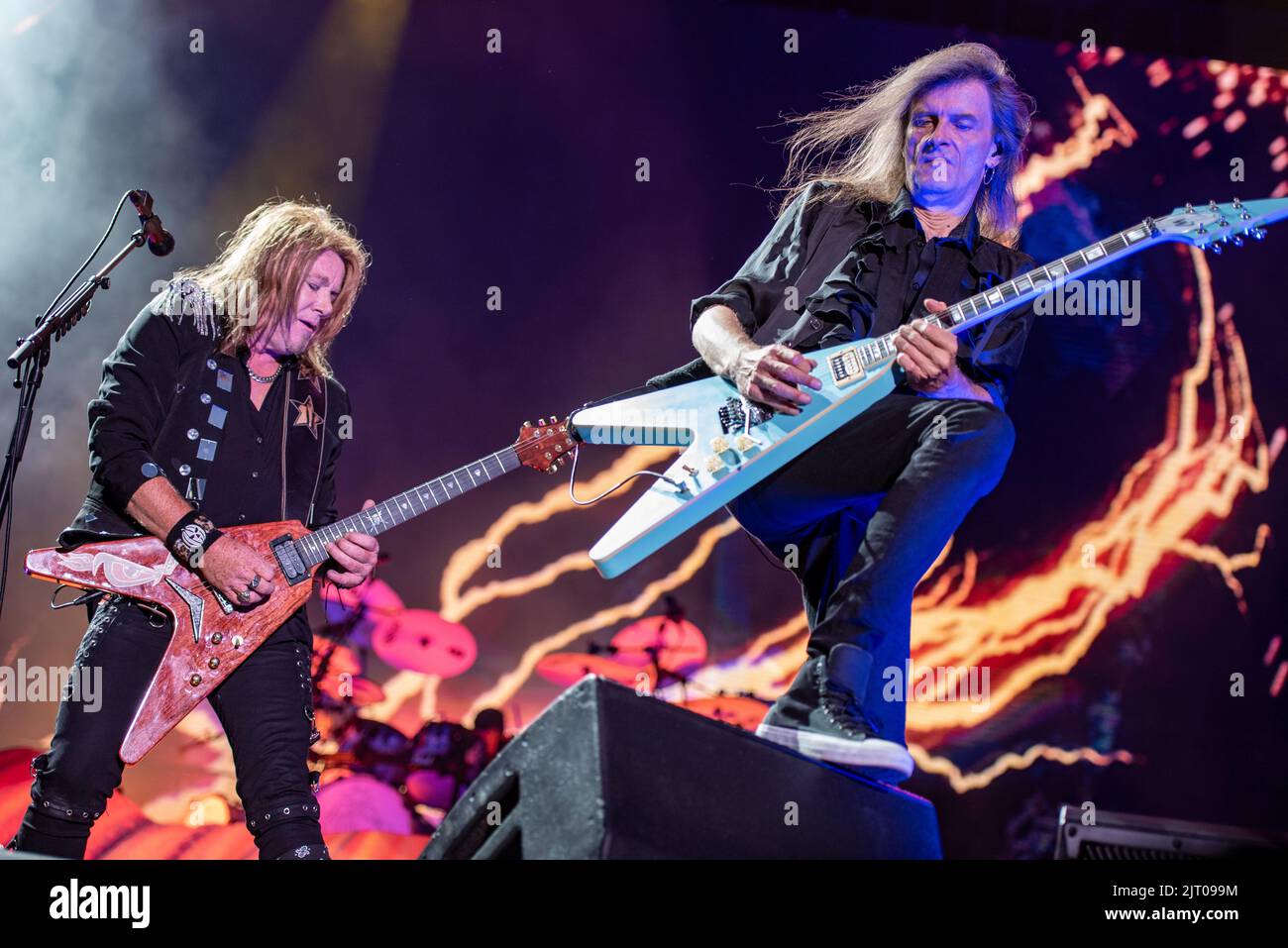 23 giugno 2022: Helloween si esibirà al festival Hellfest Open Air Foto Stock