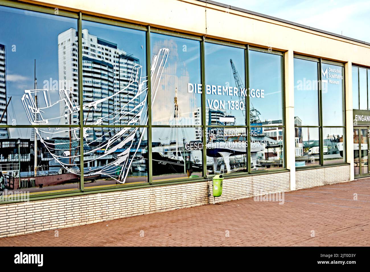 Bremerhaven (Hafen, Porto) Germania Foto Stock