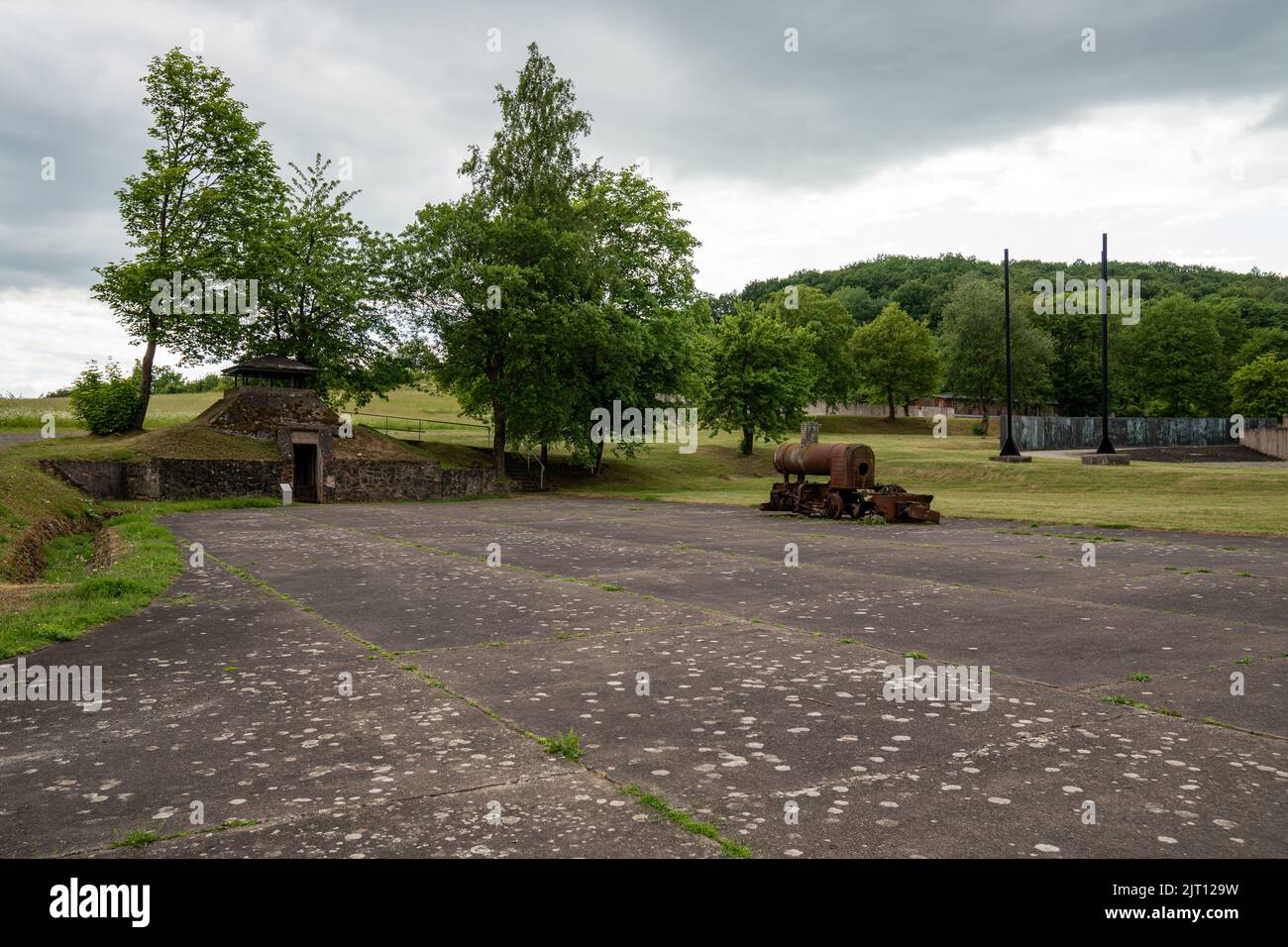 Gedenkstätte und Konzentrationslager Mittelbau-Dora in Nordhausen Foto Stock