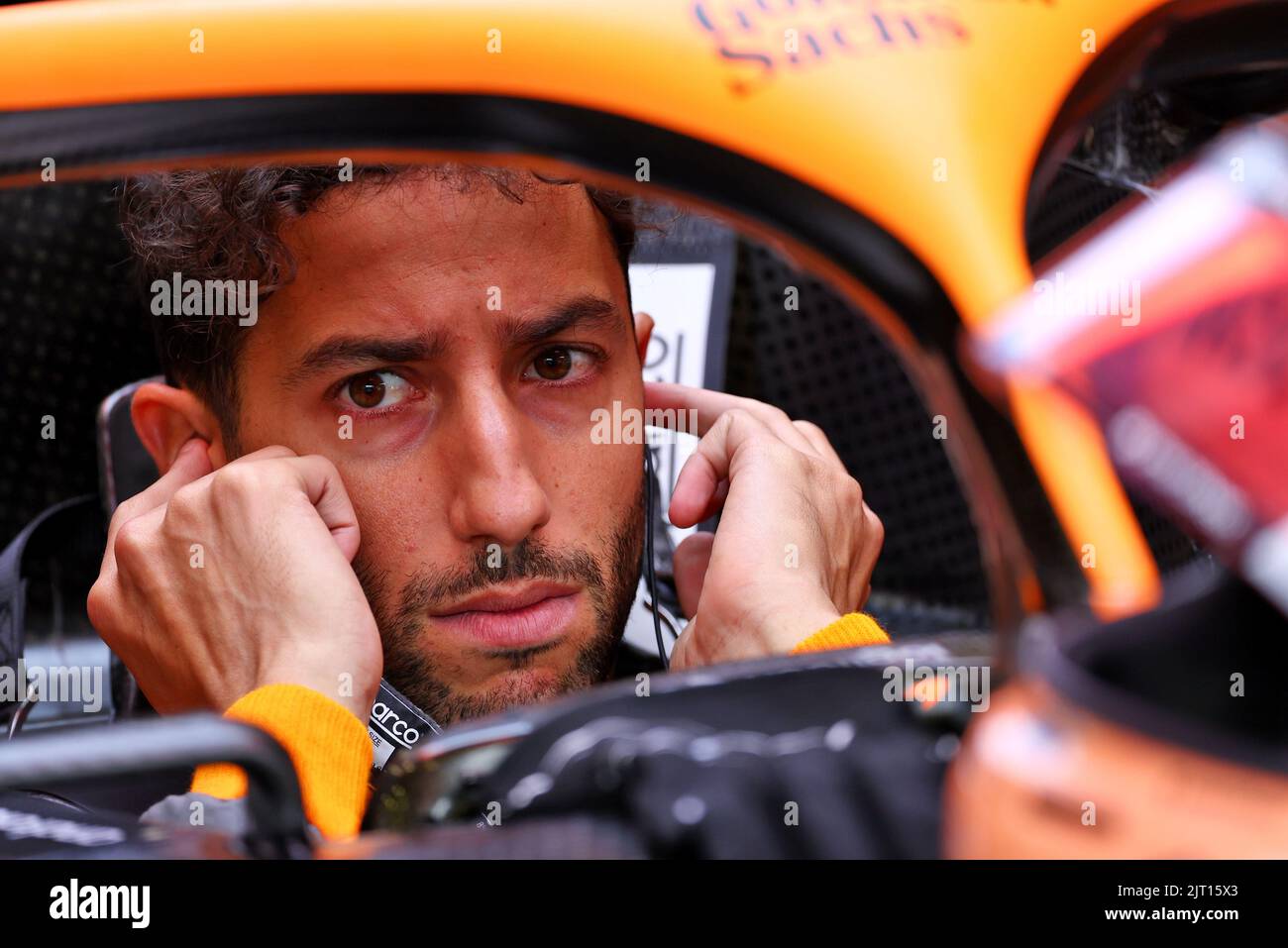 Daniel Ricciardo (AUS) McLaren MCL36. 27.08.2022. Campionato del mondo di Formula 1, Rd 14, Gran Premio del Belgio, Spa Francorchamps, Belgio, Giornata di qualificazione. Il credito fotografico dovrebbe essere: XPB/immagini dell'Associazione Stampa. Foto Stock