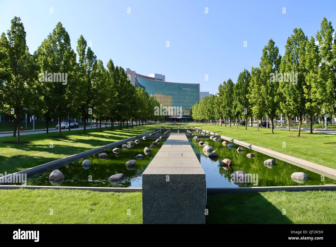 Cleveland Clinic ingresso principale a East 93rd strada da Chester Avenue Foto Stock