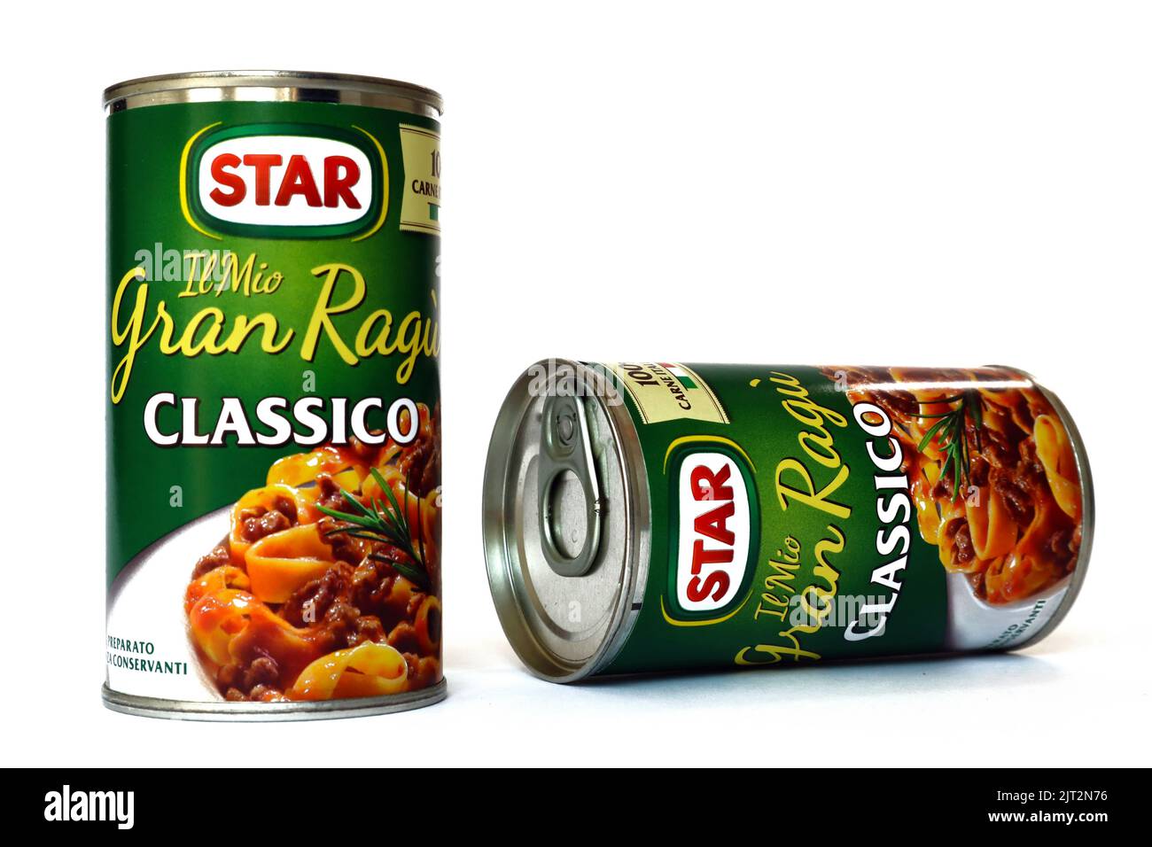 STAR Gran Ragù Pasta Salsa Classico a base di carne italiana. STAR S.p.A. è una società Gbfoods Foto Stock