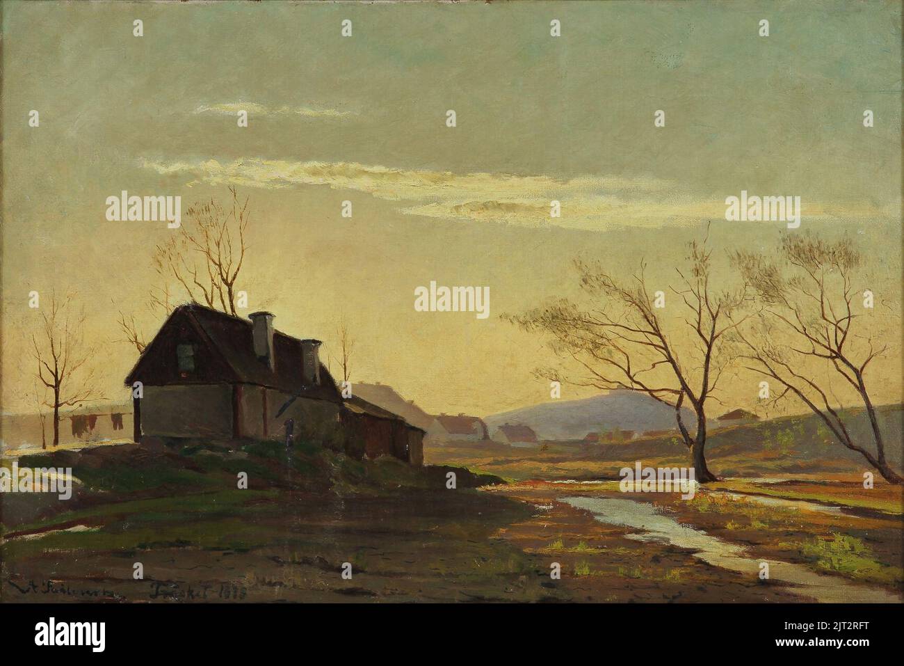 Träsket, Axel Fahlcrantz. Foto Stock