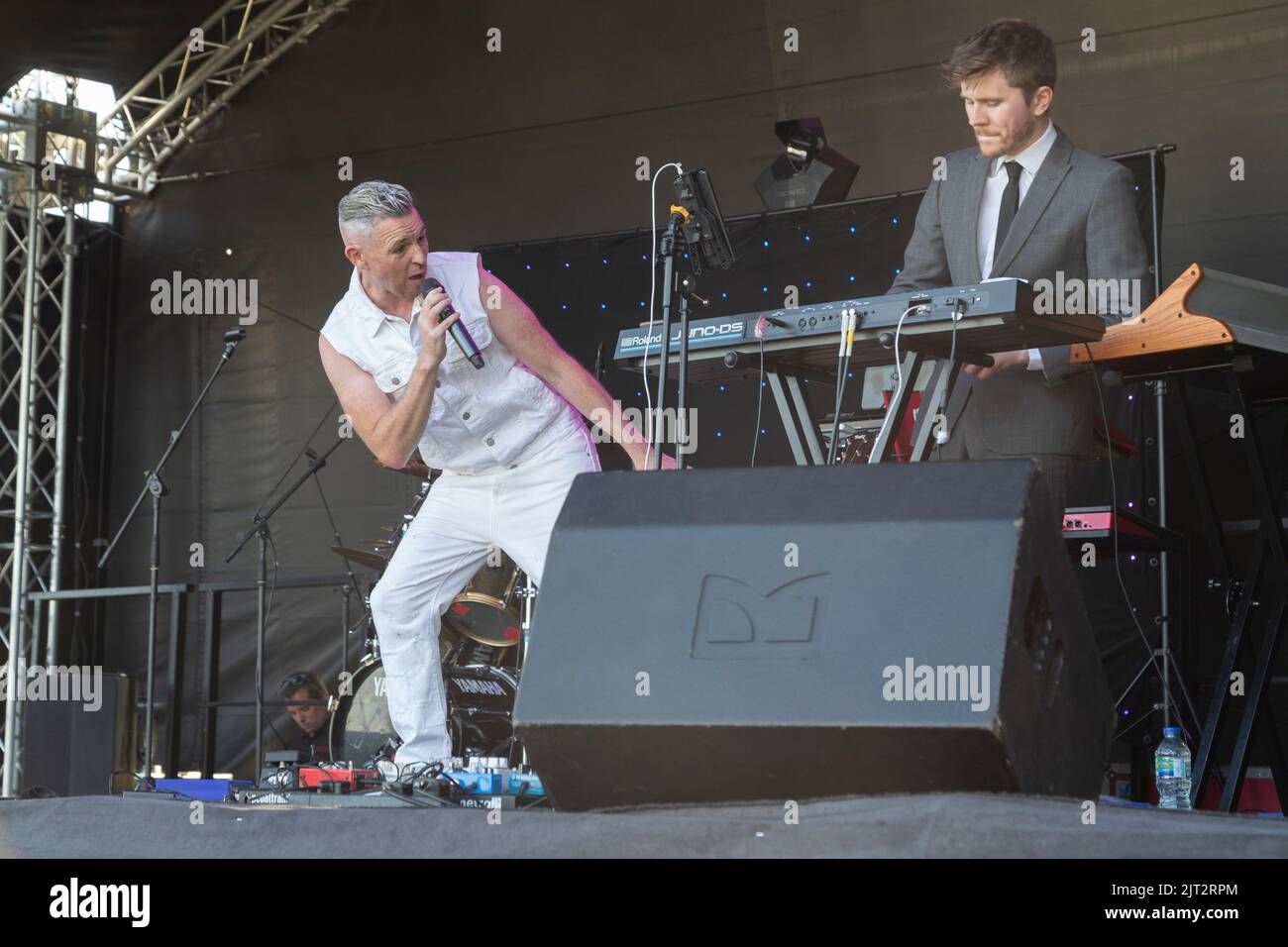 Abington Park, Regno Unito. 27th agosto 2022. Northampton ospita diversi atti tributi per alcuni dei più noti artisti del mondo durante il fine settimana festivo della Banca, l'evento è organizzato da Showtime Events Group. Credit: Keith J Smith./Alamy Live News. Foto Stock