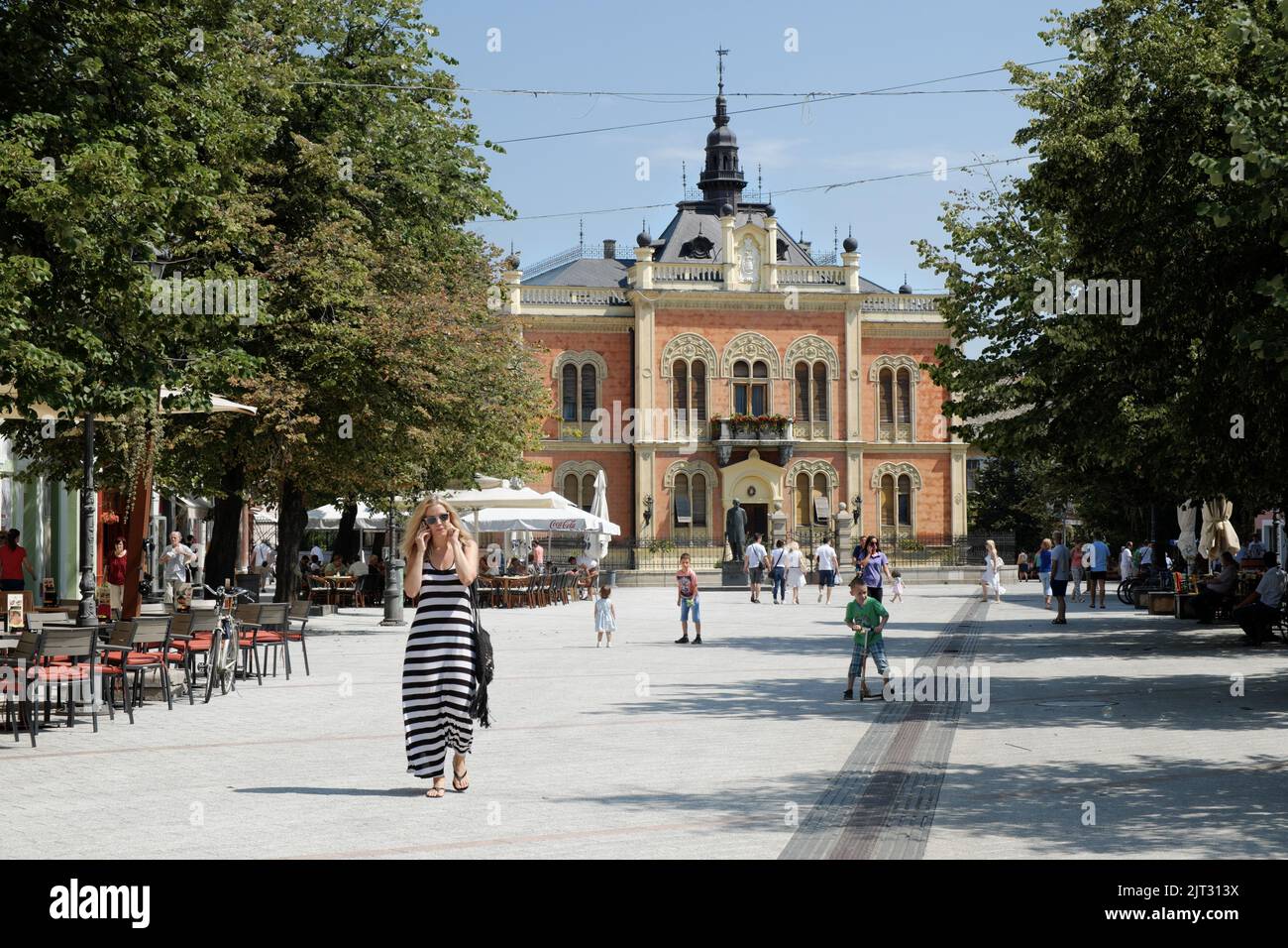 Palazzo Vescovile a Novi Sad, Serbia Foto Stock
