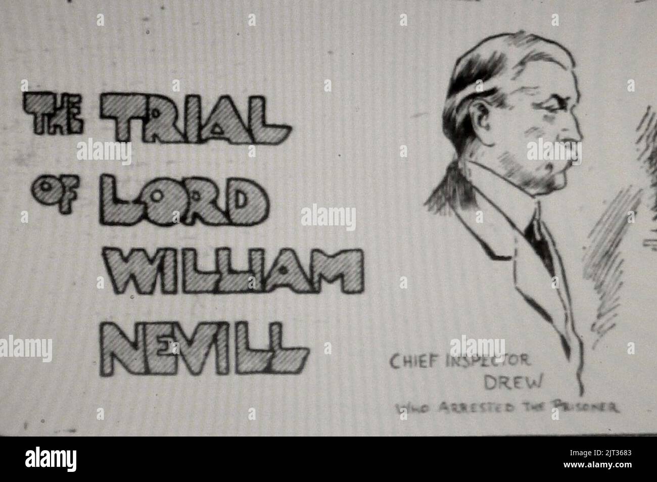 Processo di Lord W Nevill 1907 (8). Foto Stock