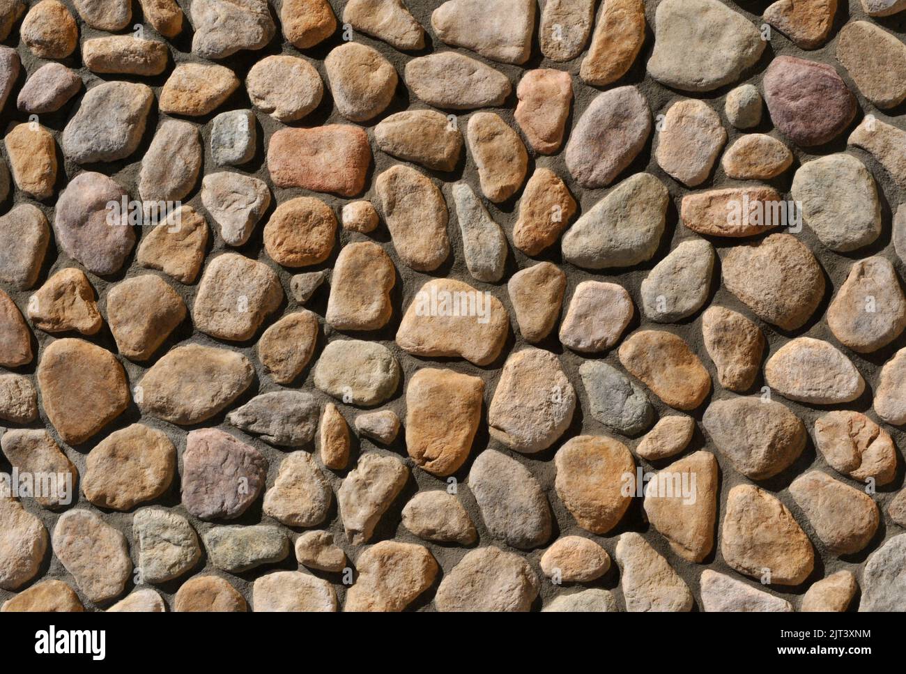 Una facciata di un edificio in pietra Foto Stock
