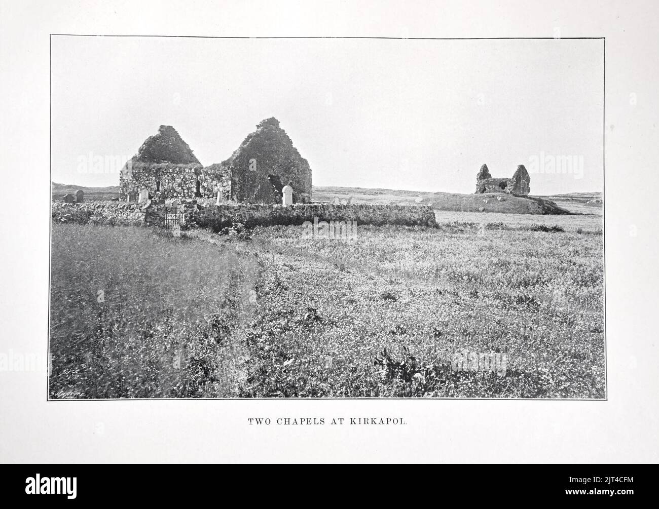 Due cappelle a Kirkapol Beveridge 1903. Foto Stock