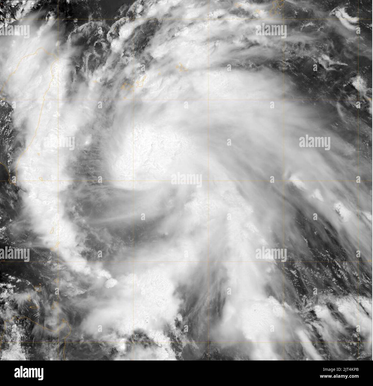 Typhoon Pabuk 2007 MODIS. Foto Stock