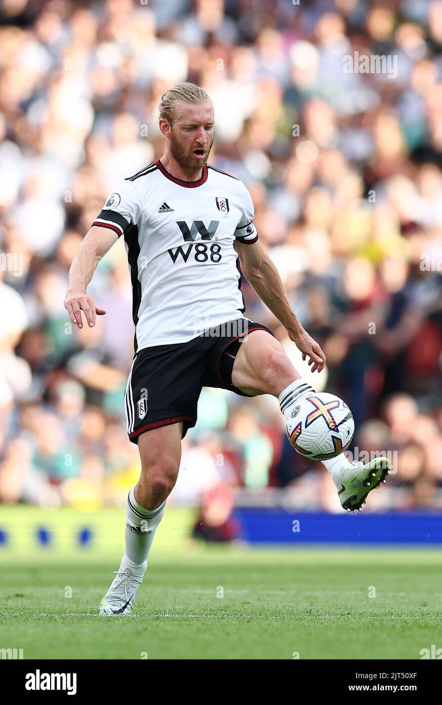 Londra, Inghilterra, 27th agosto 2022. Tim si ritrova a Fulham durante la partita della Premier League presso l'Emirates Stadium, Londra. Il credito di foto dovrebbe essere: David Klein / Sportimage Foto Stock