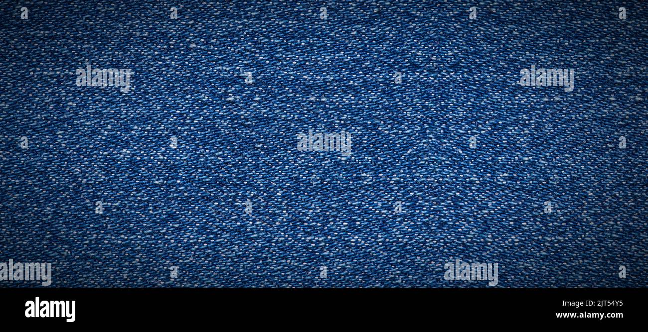 blue jeans macro texture sfondo. banner, panorama Foto Stock