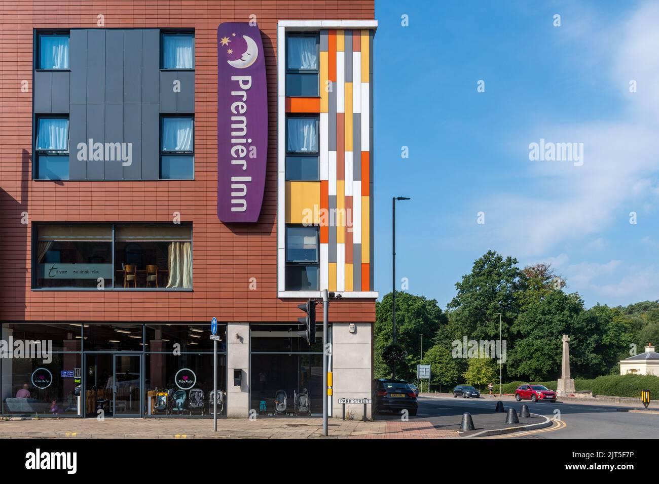 Premier Inn a Camberley Town, Surrey, Inghilterra, Regno Unito Foto Stock