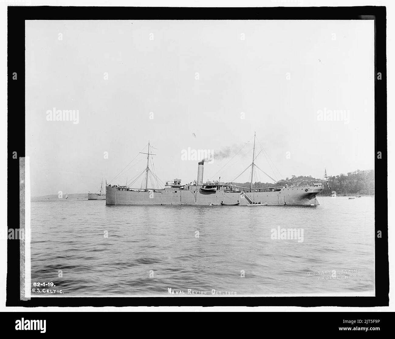 Il Museo della Portaerei U.S.S. Celtic, Navale Review, Ott1913 Foto Stock