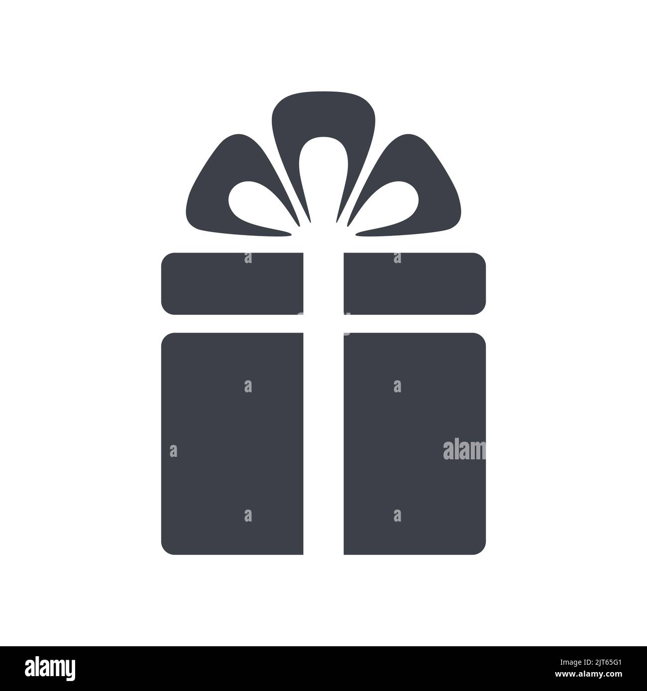 Vettore icona nastro scatola regalo Illustrazione Vettoriale