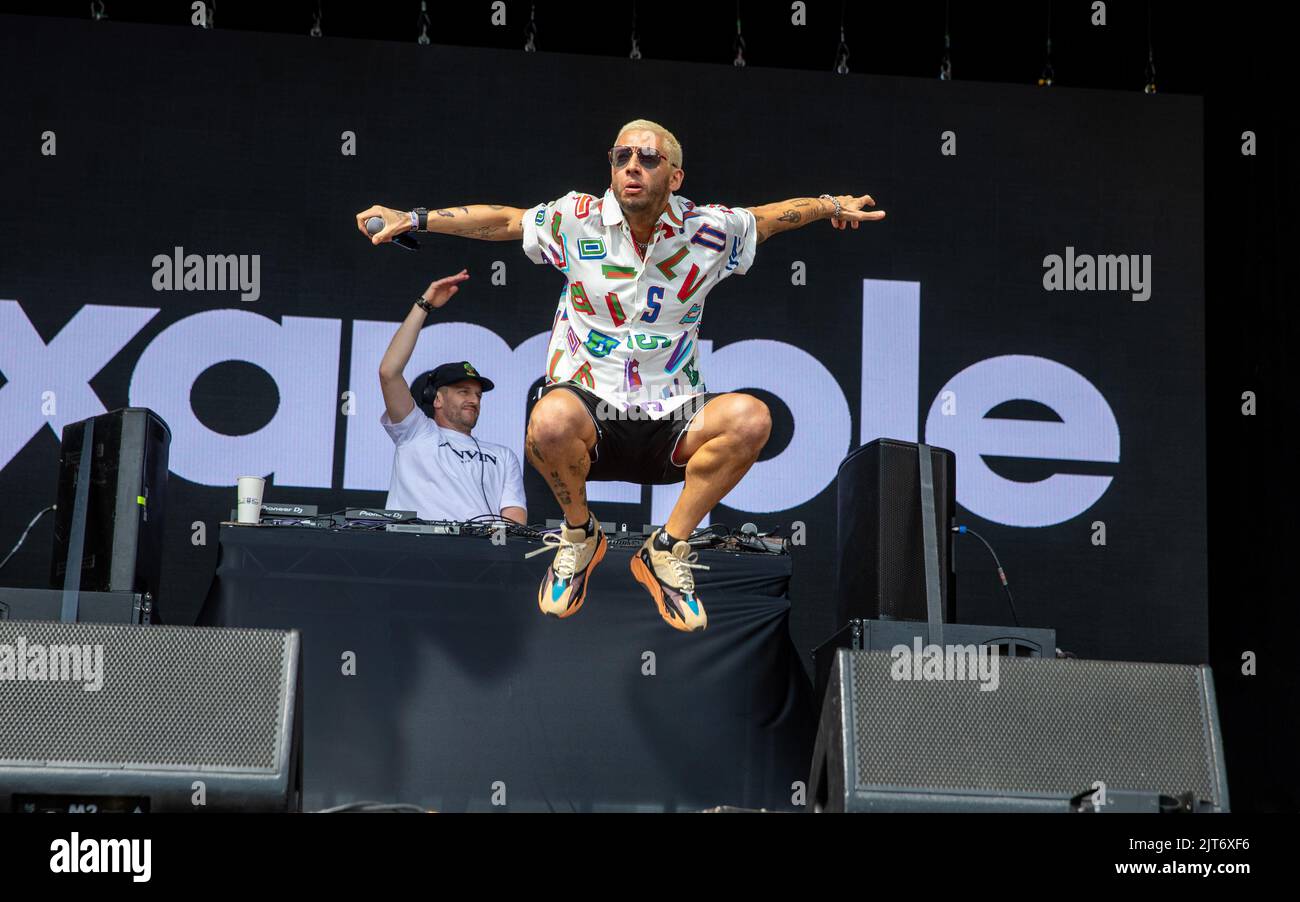 Portsmouth, Regno Unito. 28th ago, 2022. Esempio di esecuzione al Victorious Festival 2022. Southsea comune. 28 agosto 2022. Credit: Alamy Live News/Charlie Raven Credit: Charlie Raven/Alamy Live News Foto Stock