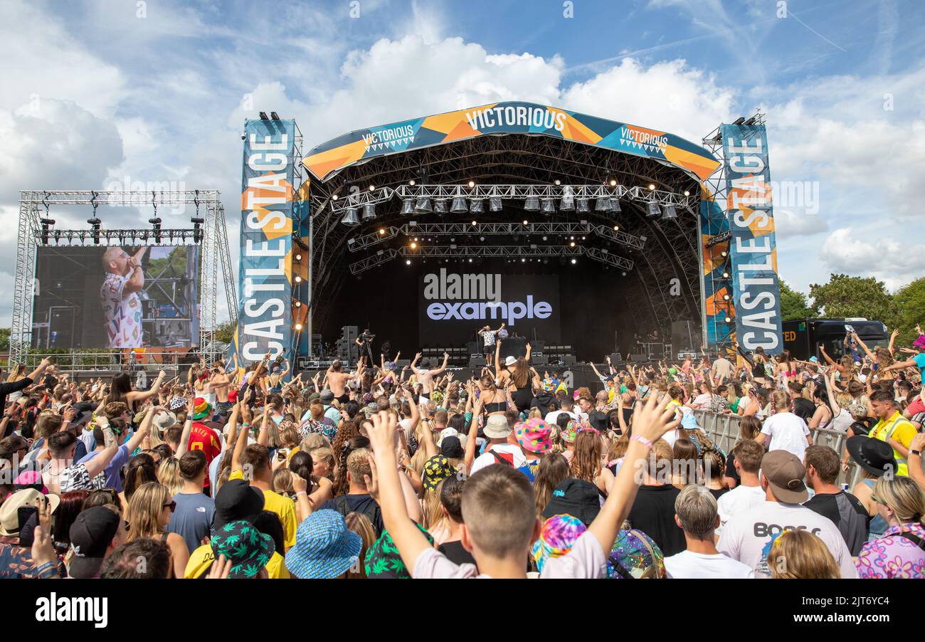 Portsmouth, Regno Unito. 28th ago, 2022. Esempio di esecuzione al Victorious Festival 2022. Southsea comune. 28 agosto 2022. Credit: Alamy Live News/Charlie Raven Credit: Charlie Raven/Alamy Live News Foto Stock