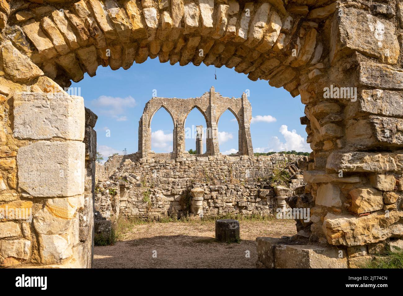 Bayham Old Abbey Foto Stock