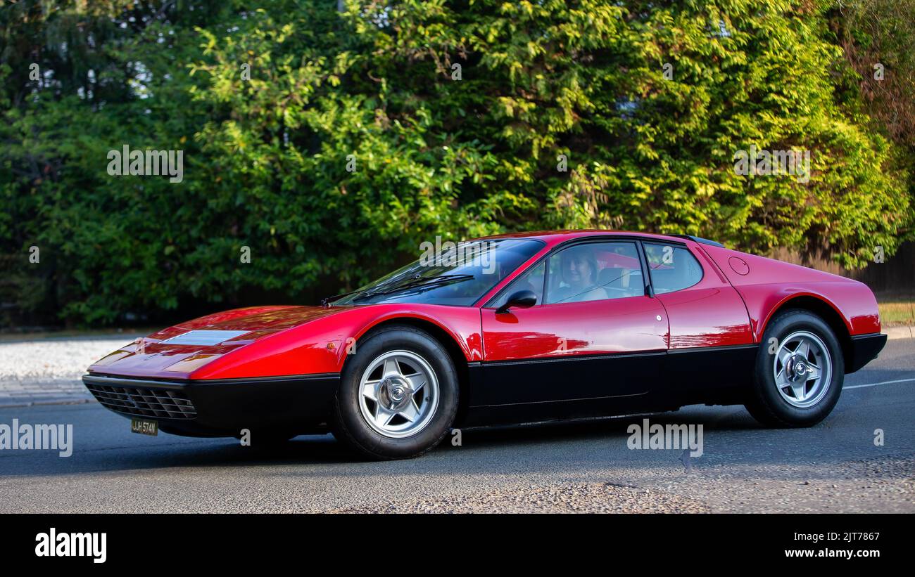 1975 Ferrari 365 GT4 Berlinetta Boxer.estremamente raro, una delle ultime mani Ferraris, precedentemente di proprietà del Sultano di Brunei Foto Stock