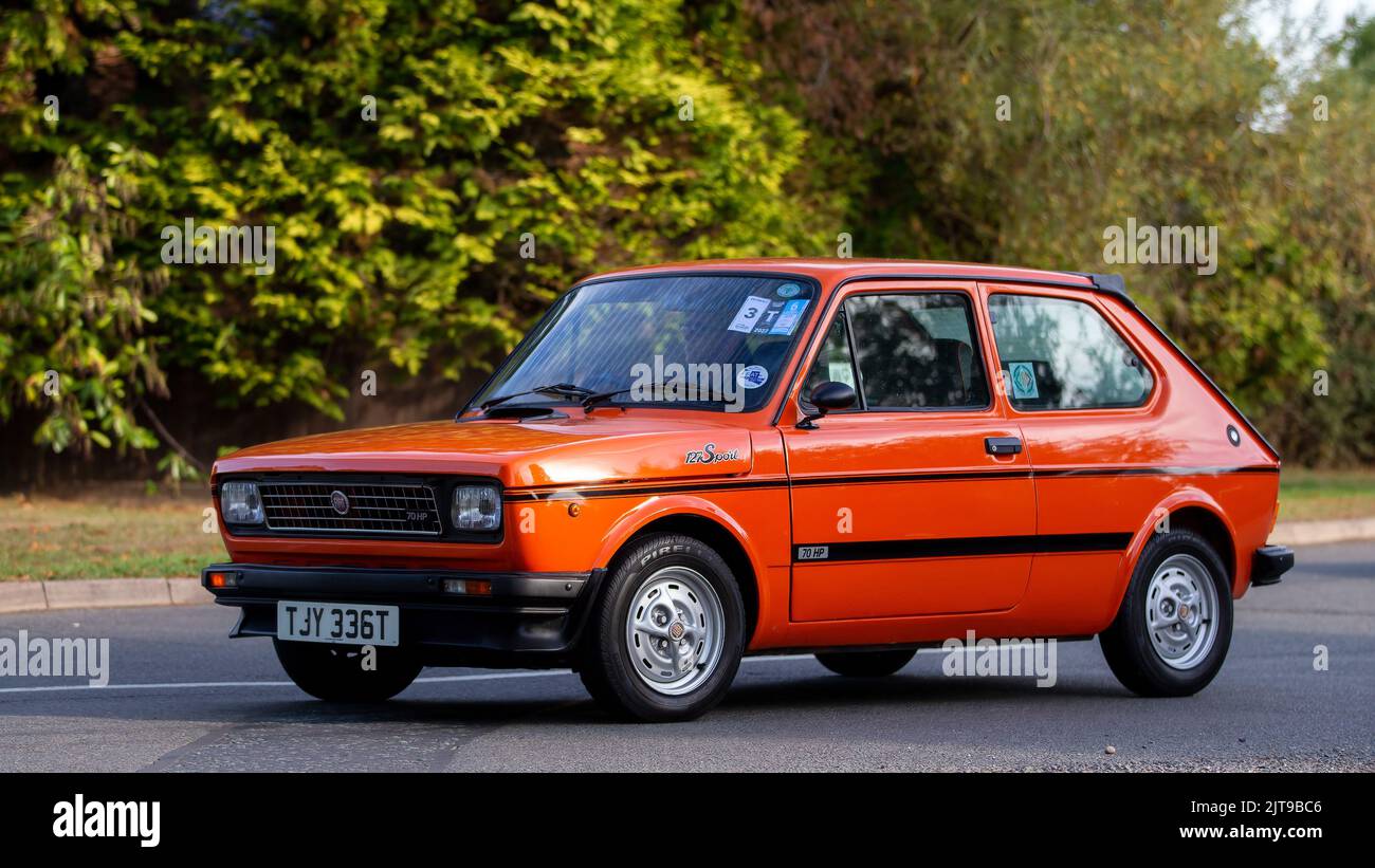 Una delle auto più raristiche della Gran Bretagna, una Fiat 127 Sport 1979 1049cc, una delle 3 rimaste Foto Stock