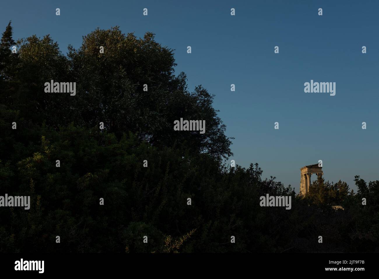 Santuario di Apollon Hylates. Apollon Hylates. Regione di Lemesos (Limassol), Cipro. Foto Stock