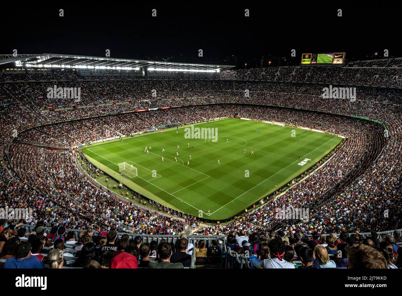 Incontro amichevole tra il FC Barcelona di Xavi (Barcellona) e il Manchester Citydue di Guardiola per la malattia dell'ALS allo Spotify Camp Nou Barcelona Catalonia Spain Foto Stock