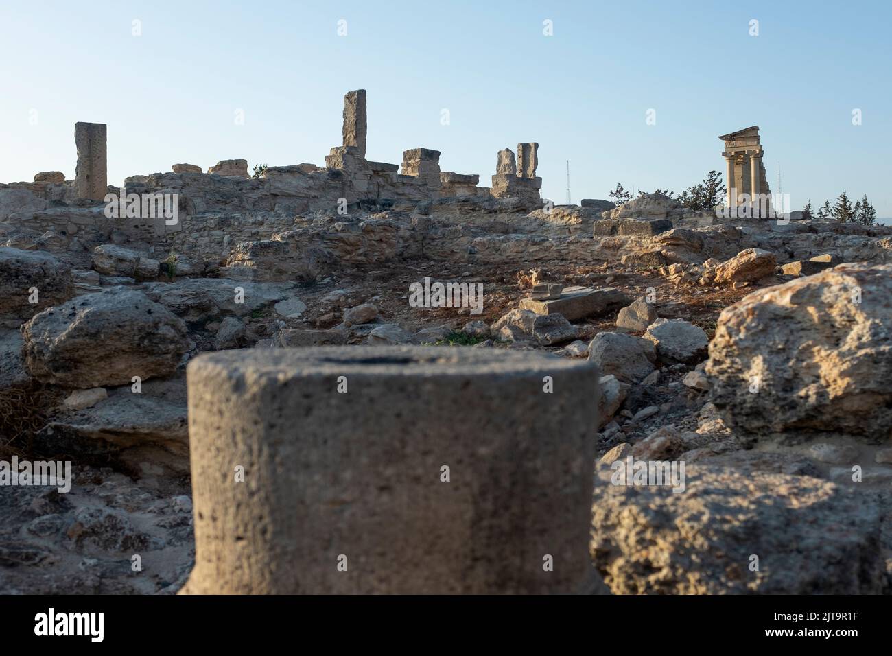 Santuario di Apollon Hylates. Apollon Hylates. Regione di Lemesos (Limassol), Cipro. Foto Stock