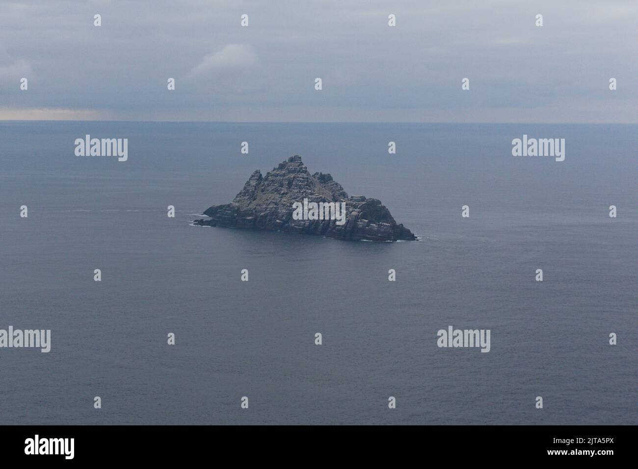 Little Skellig Irlanda da Aerial Survey Foto Stock