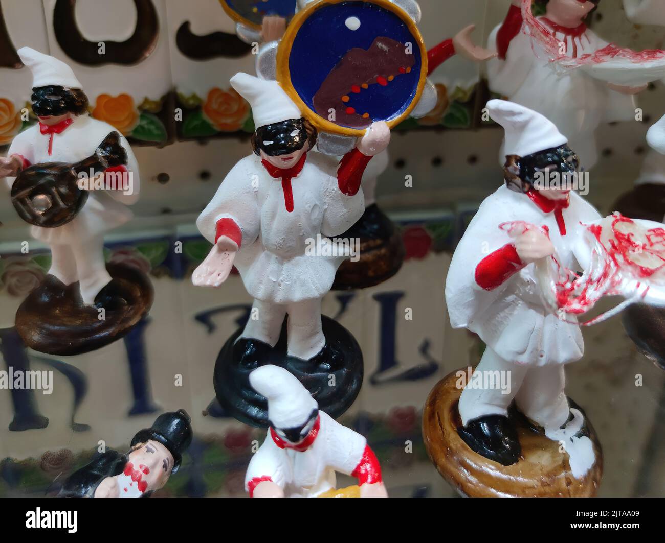 La bella arte della ceramica degli artigiani dell'isola d'Ischia (7) Foto Stock