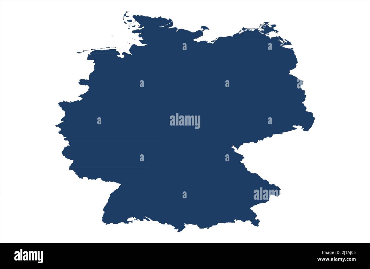 Illustrazione della mappa vettoriale della Germania , area amministrativa della Germania , mappa della germania Illustrazione Vettoriale