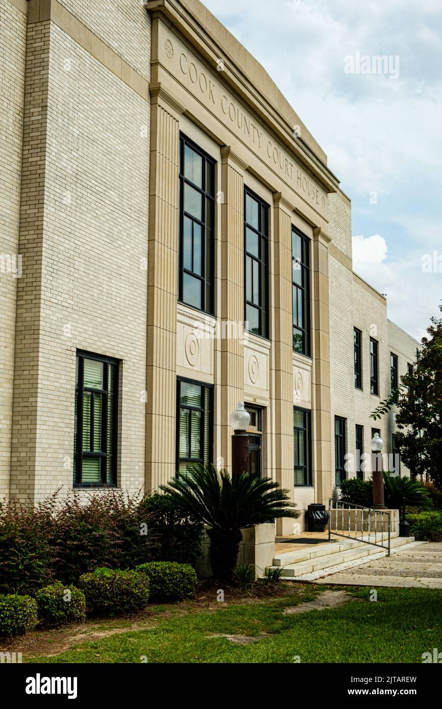 Cook County Courthouse, North Hutchinson Avenue, Adel, Georgia Foto Stock