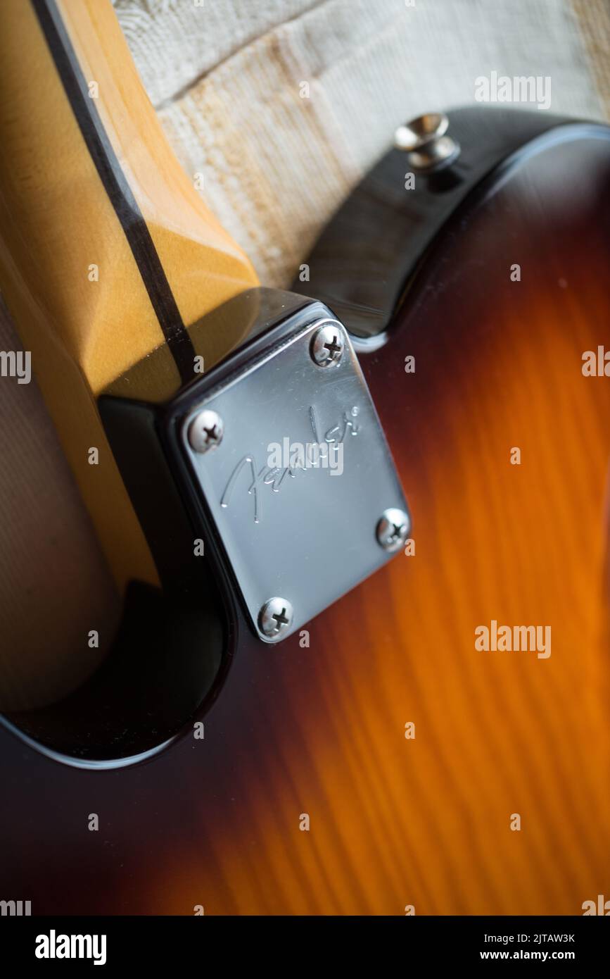 Parafango telecaster Modern Player, 3 pick up, humbucker Foto Stock