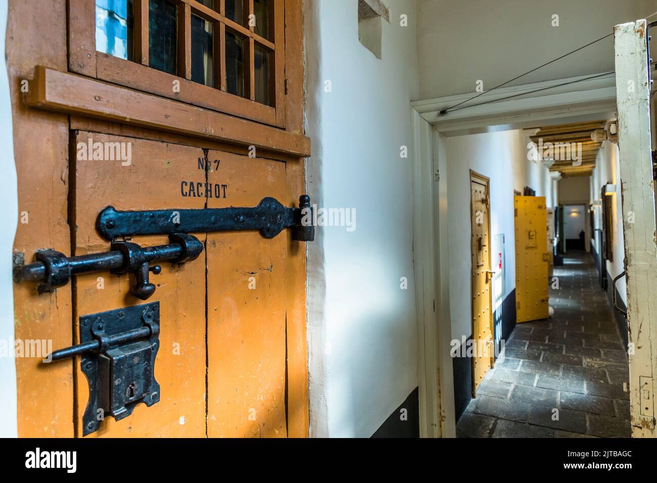 Il ristorante a tre stelle De Librije si trova nella ex prigione di Zwolle, nei Paesi Bassi Foto Stock