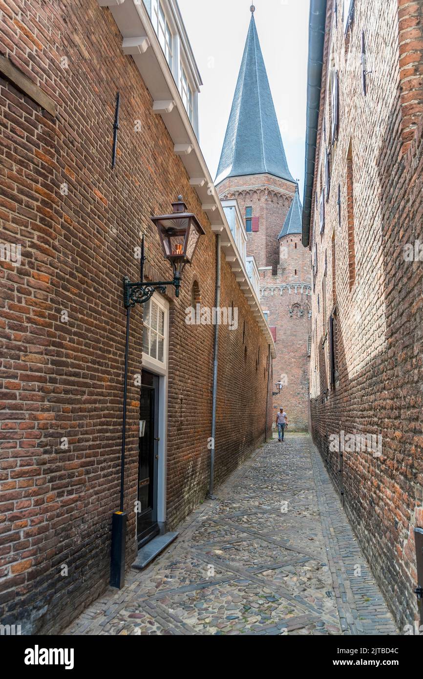 Città delle torri: Zutphen, Paesi Bassi Foto Stock