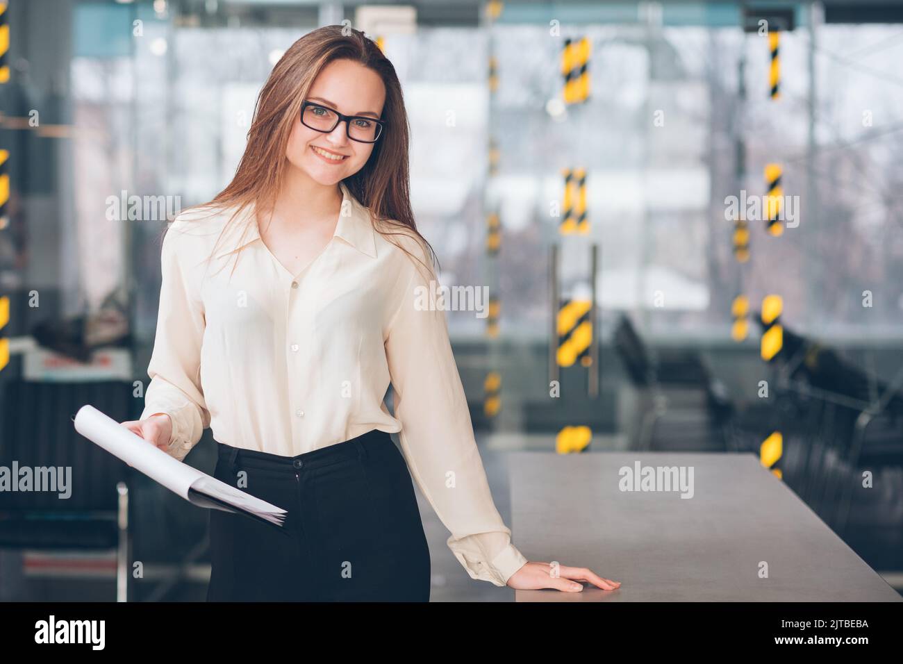 business crescita della carriera sviluppo giovani intern Foto Stock
