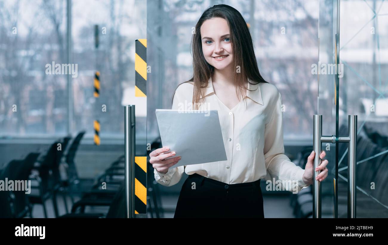 benvenuto assunzione di lavoro aziendale hr candidato virtuale Foto Stock