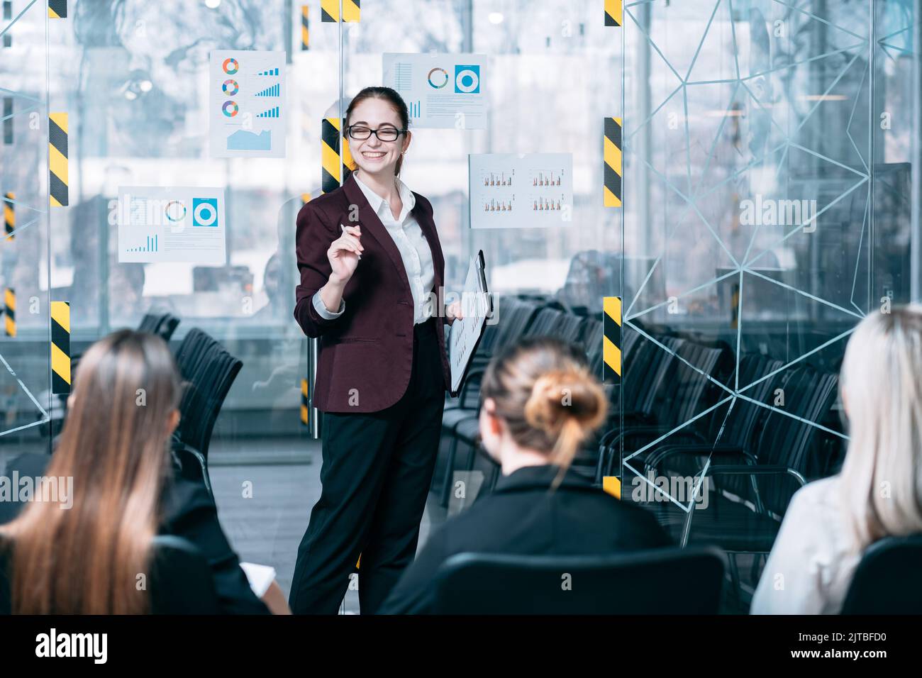 formazione avanzata sulla strategia di branding Foto Stock