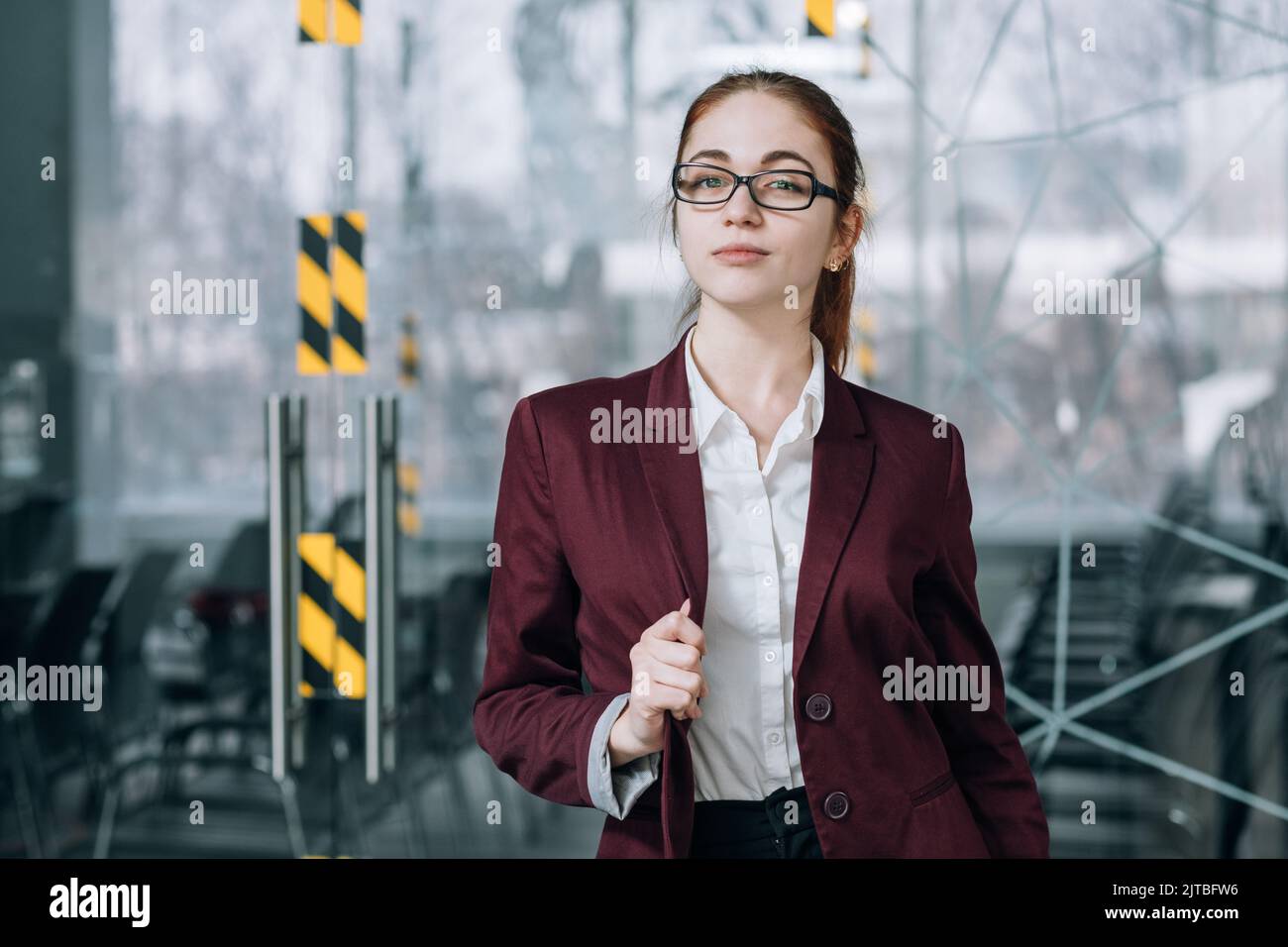 area di lavoro dell'ufficio di headhunter del dipendente dell'azienda Foto Stock