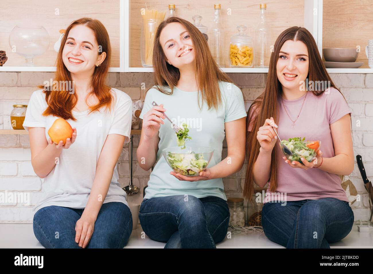 dieta cibo nutrizionale organico adatto donne scelta Foto Stock