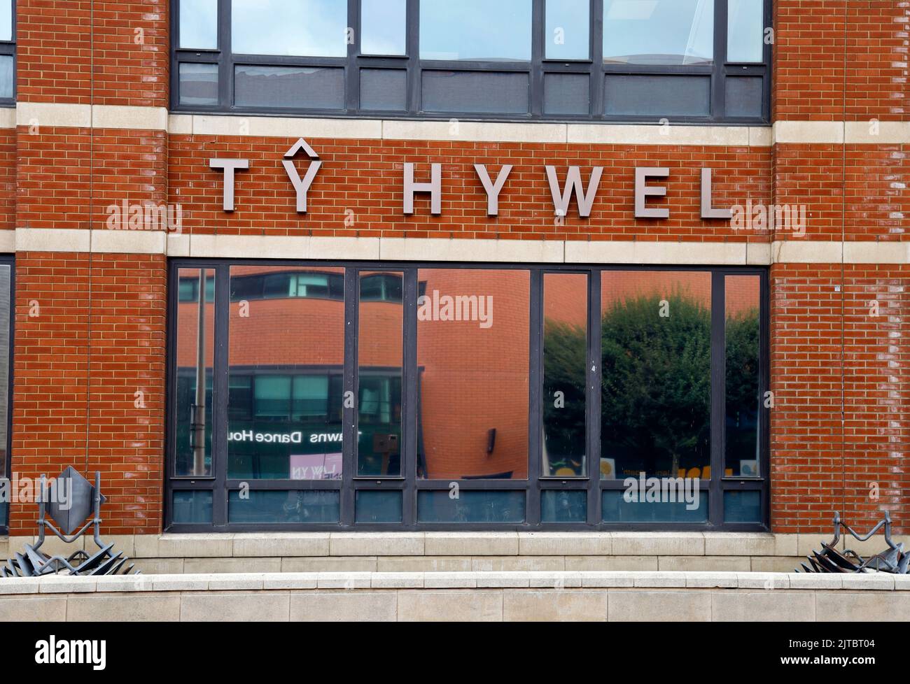 Ty Hywel / Casa Hywel. Edificio del Parlamento gallese. Senedd Cymru. Baia di Cardiff , estate 2022 Foto Stock