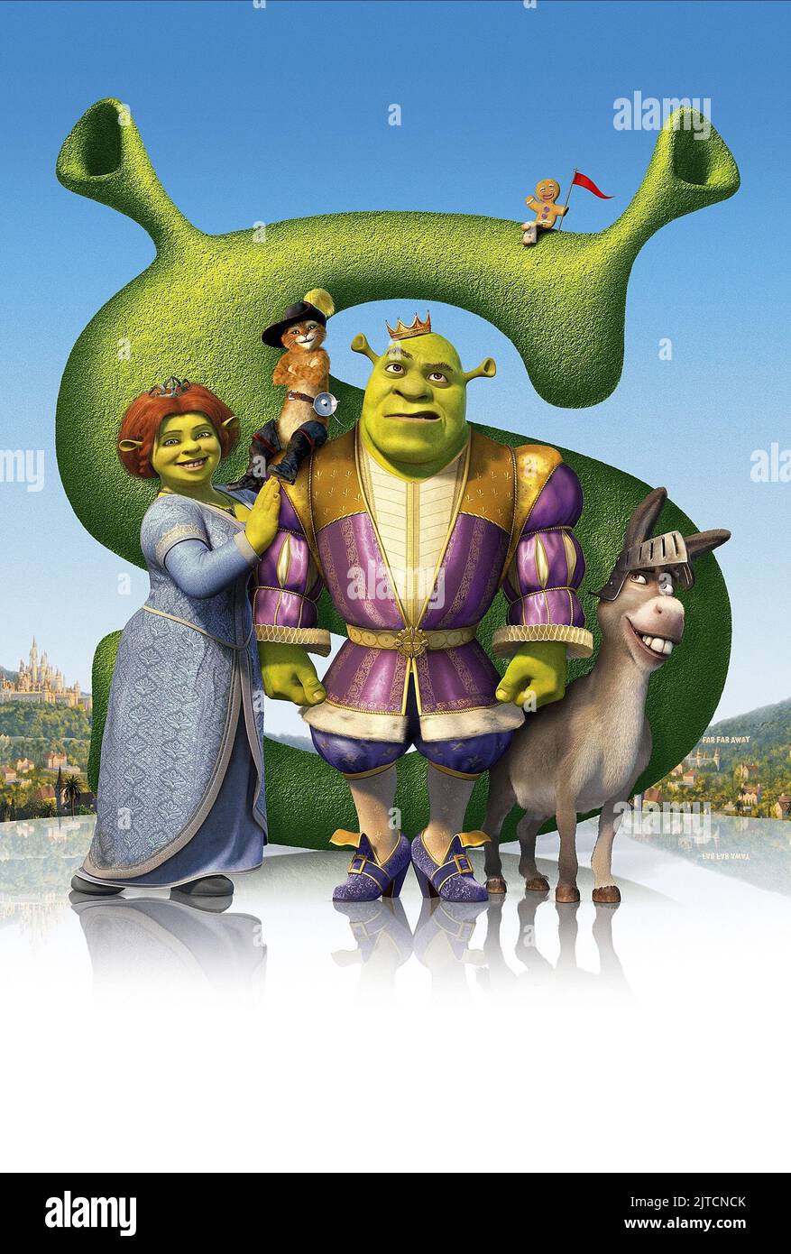 La principessa Fiona, Puss In Boots, Shrek, asino, Shrek terzo, 2007 Foto Stock