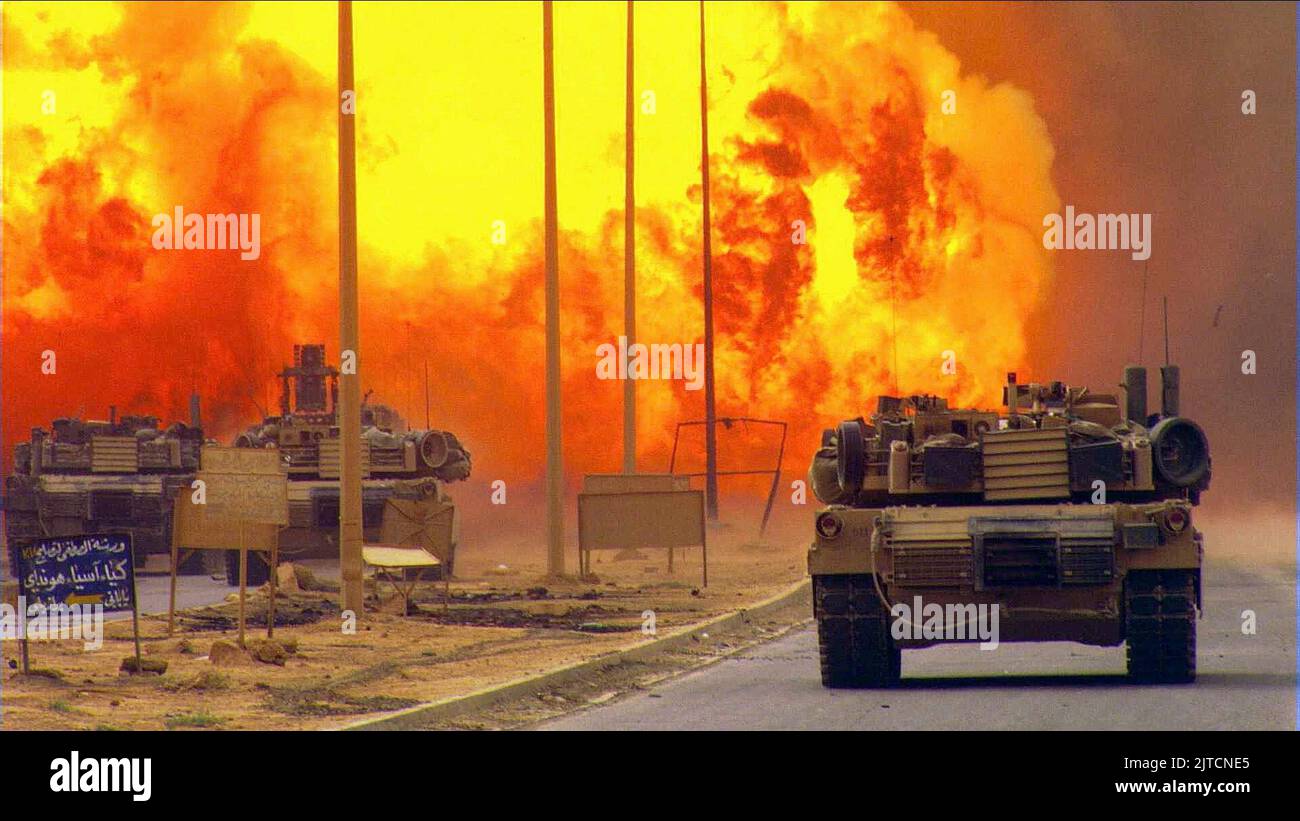 Guerra in Iraq scena, non si intravede la fine, 2007 Foto Stock