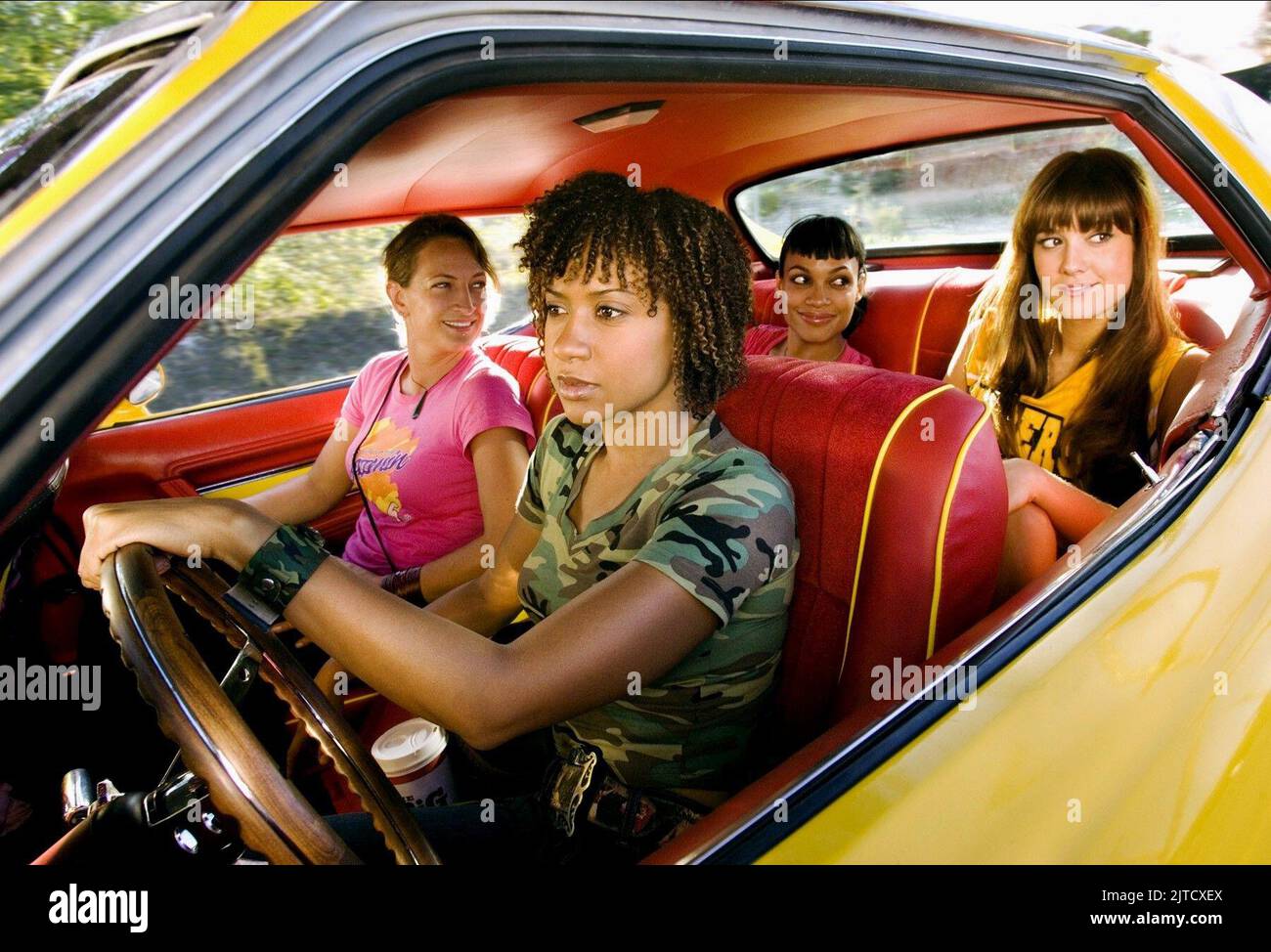 ZOE BELL, TRACIE THOMS, rosario dawson, Mary ELIZABETH WINSTEAD, Death Proof, 2007 Foto Stock