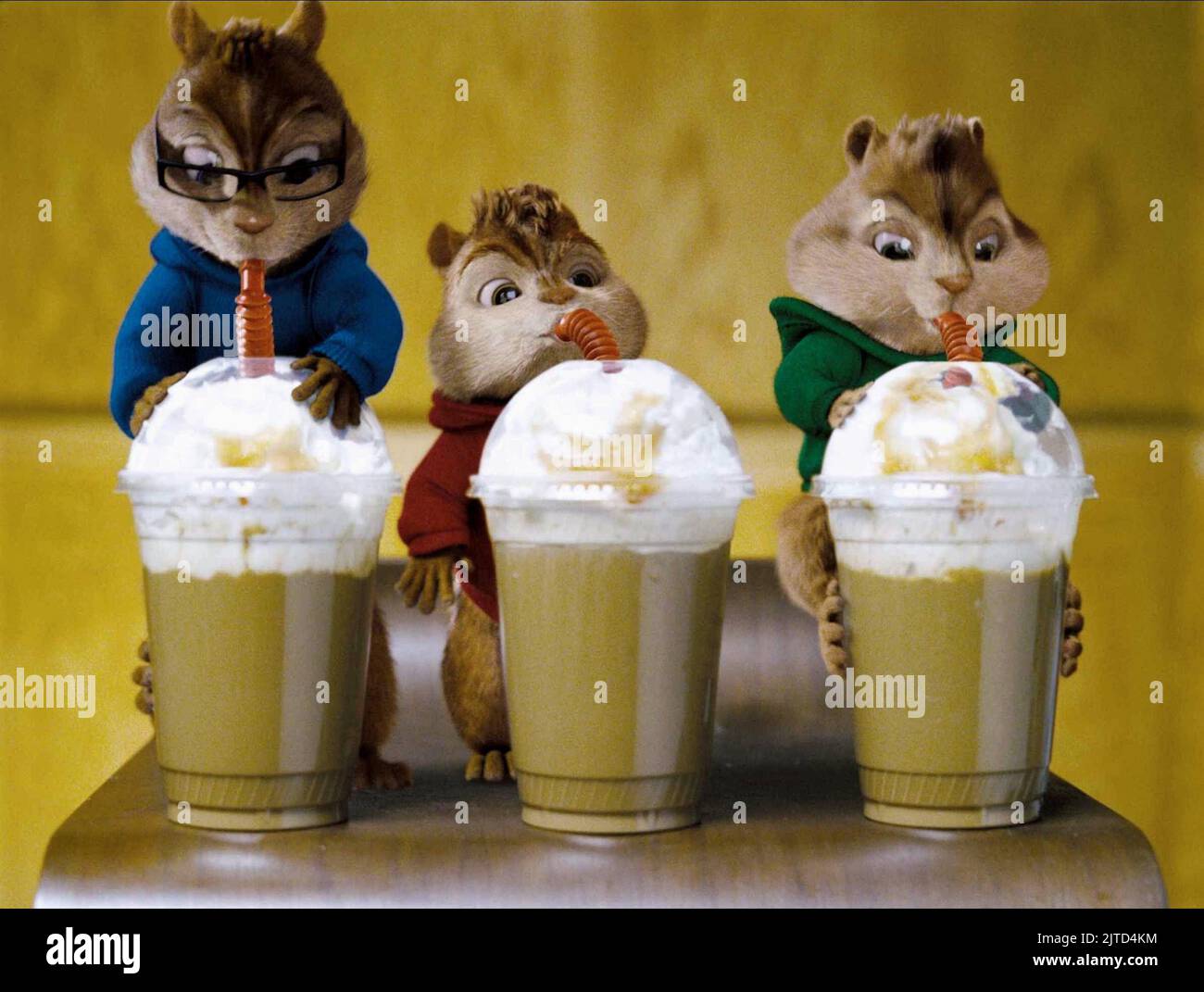 SIMON,Alvin, Theodore, Alvin ed i Chipmunks, 2007 Foto Stock
