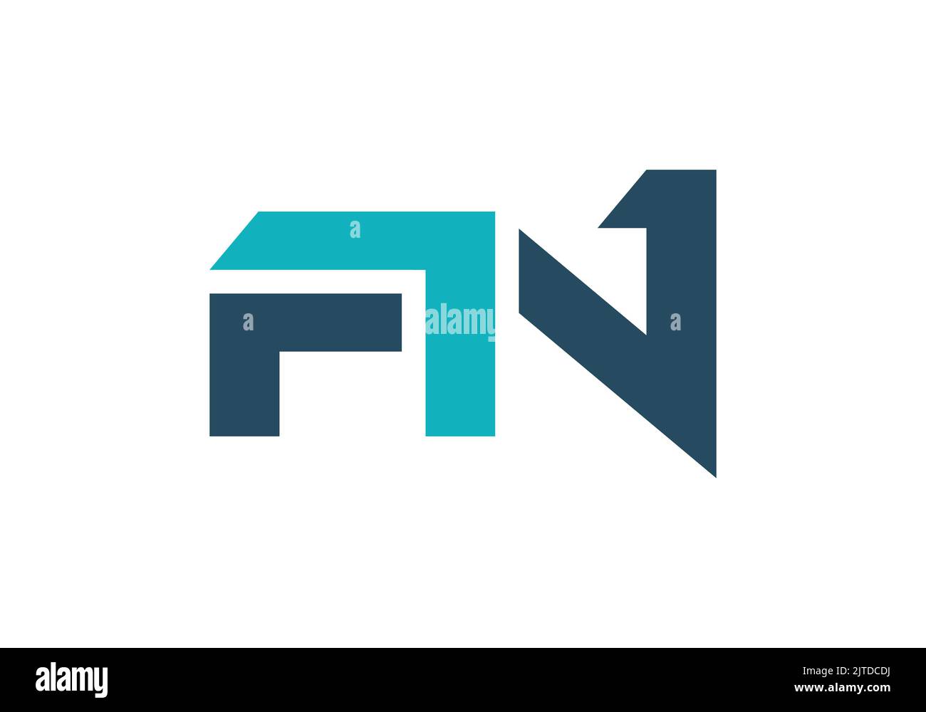 F1N modello di logo per la lettera a monogramma iniziale multiuso f 1 n modello vettoriale di logo lettera FN modello di logo Illustrazione Vettoriale