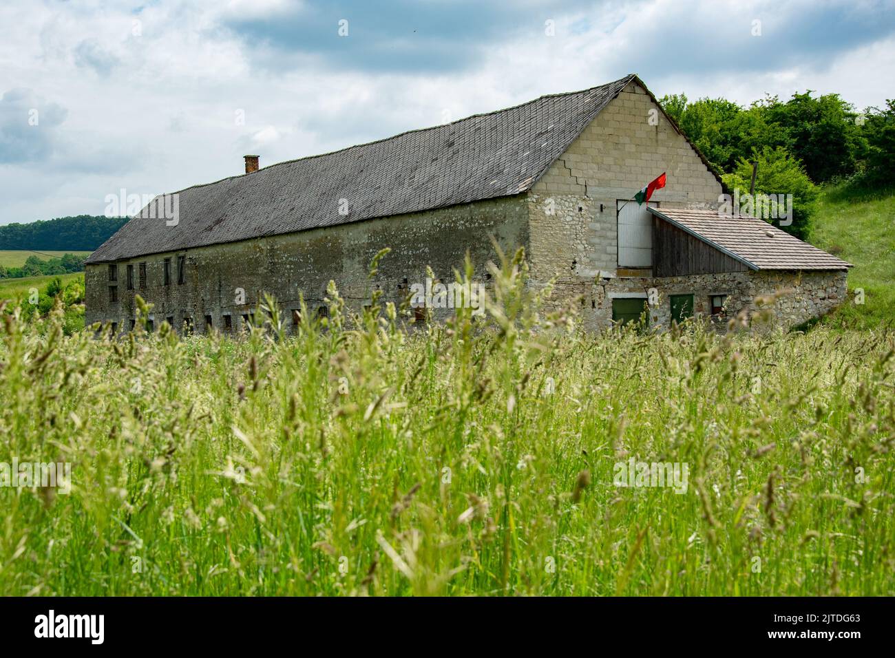 Fattoria edificio in ambiente rurale Foto Stock