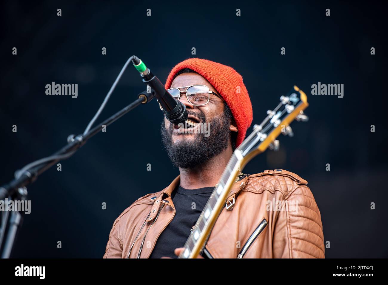 25 giugno 2022: Gary Clark Jr. Suona al festival Hellfest Open Air Foto Stock