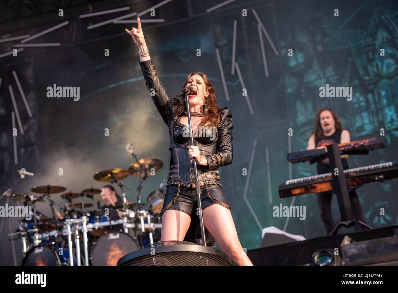 25 giugno 2022: Nightwish esibirsi al festival Hellfest Open Air Foto Stock