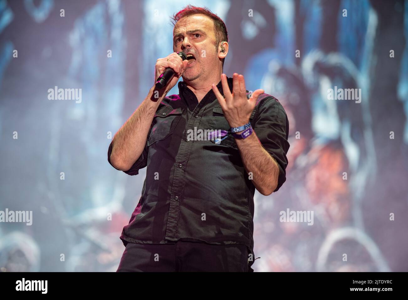 25 giugno 2022: Il Guardiano cieco si esibirà al festival Hellfest Open Air Foto Stock