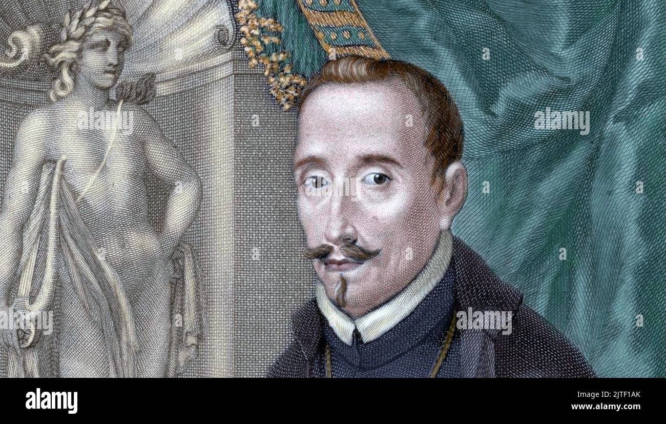 LOPE de VEGA (1562-16350 drammaturgo e romanziere spagnolo Foto Stock